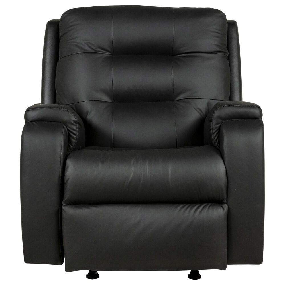 Flexsteel Arlo Power Rocker Recliner in Black, , large