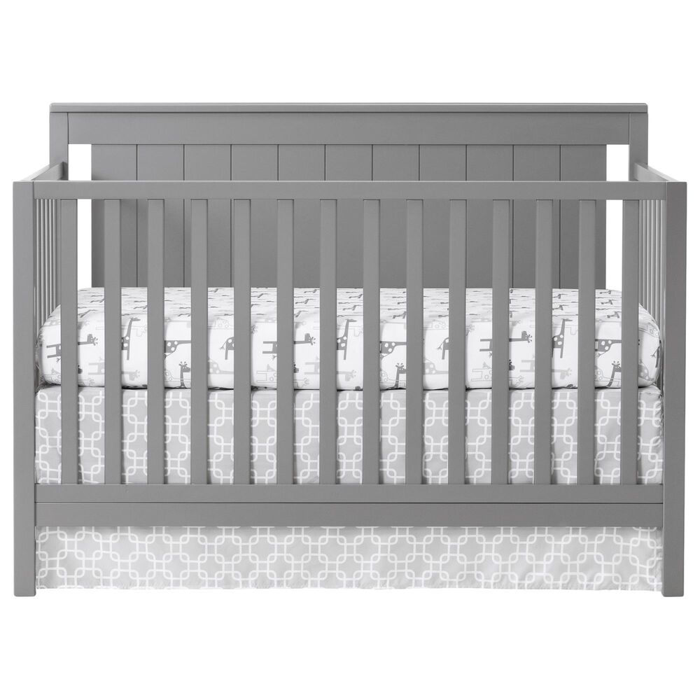 Oxford Baby Lazio 4-In-1 Convertible Crib in Dove Gray, , large