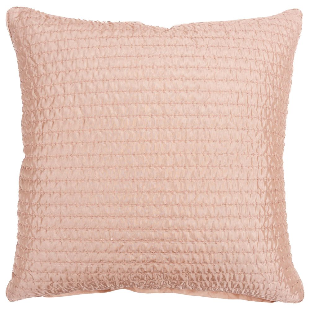 Rizzy Home Solid 22" Down Filled Pillow in Blush NFM