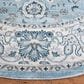 Safavieh Isabella ISA940M 6"7" Round Light Blue and Cream Area Rug, , large