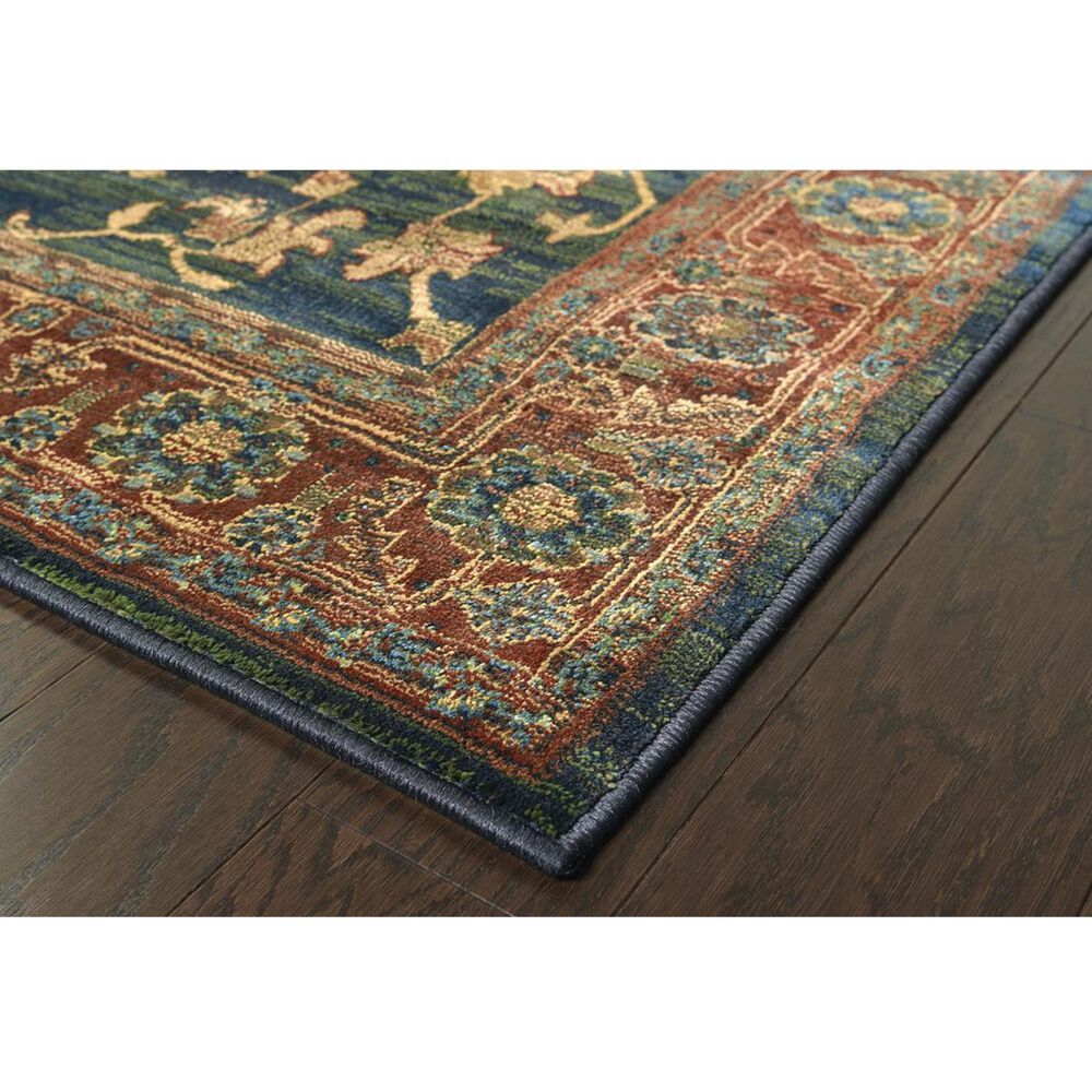 Oriental Weavers Kharma 836F4 9&#39;9&quot; x 12&#39;2&quot; Blue and Red Area Rug, , large