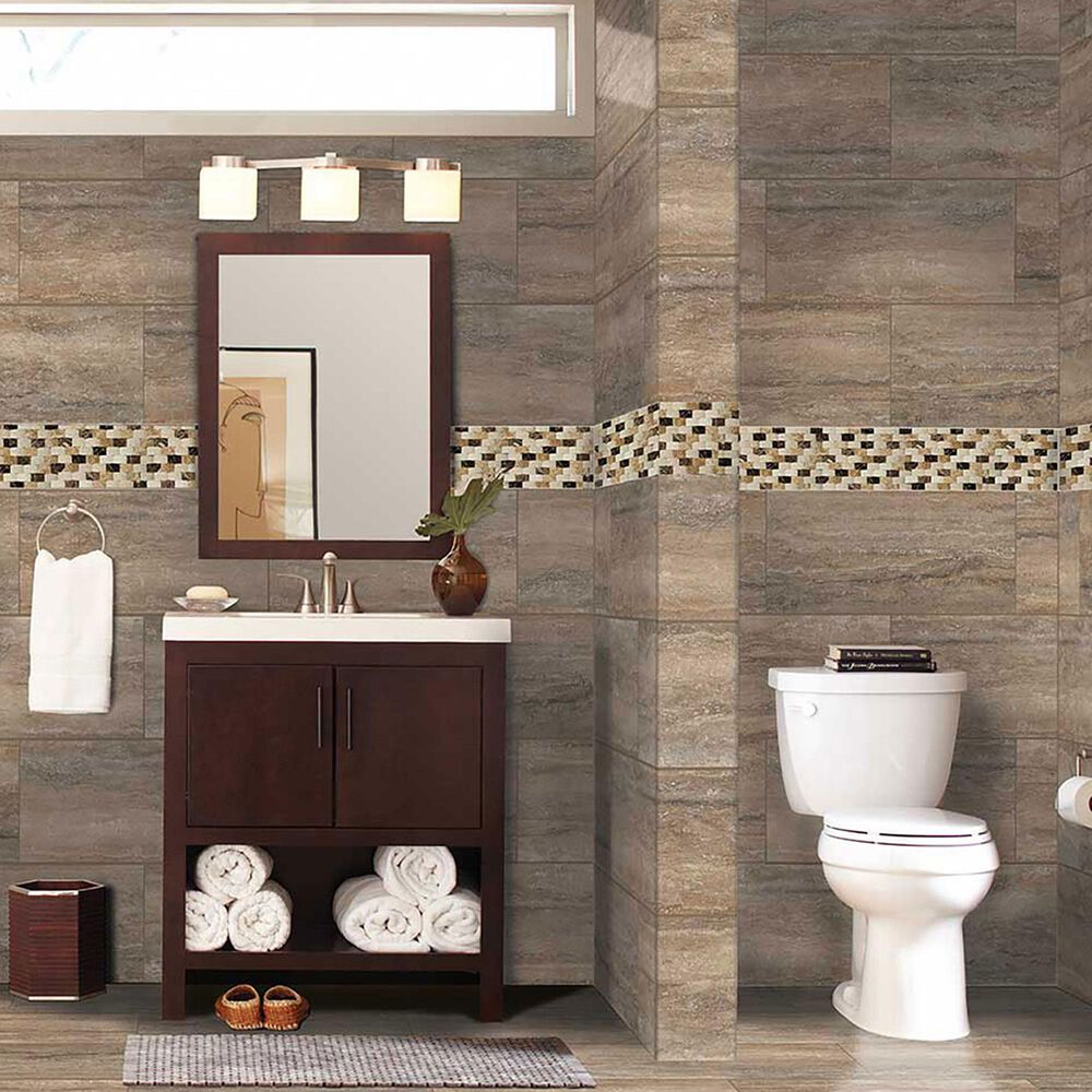 MS International Veneto Noce Rectangle12&quot; x 24&quot; Porcelain Tile, , large