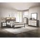 Crown Mark Rhett 4-Drawer Chest in Gray and White, , large