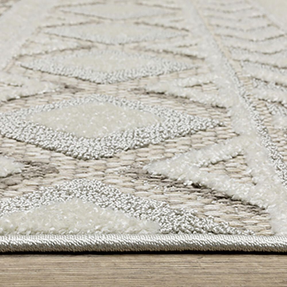 Oriental Weavers Tangier TAN06 2&#39;3&quot; x 7&#39;6&quot; Grey Runner, , large
