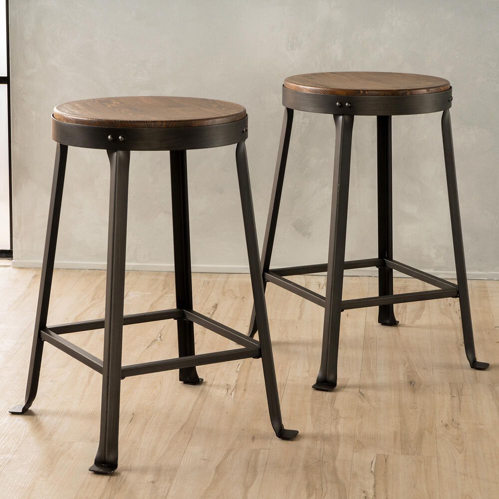 Noble House Liana Counter Stool in Brown (Set of 2), , large