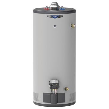 GE Appliances RealMAX Premium 40-Gallon Short Natural Gas Atmospheric Water Heater in Gray, , large