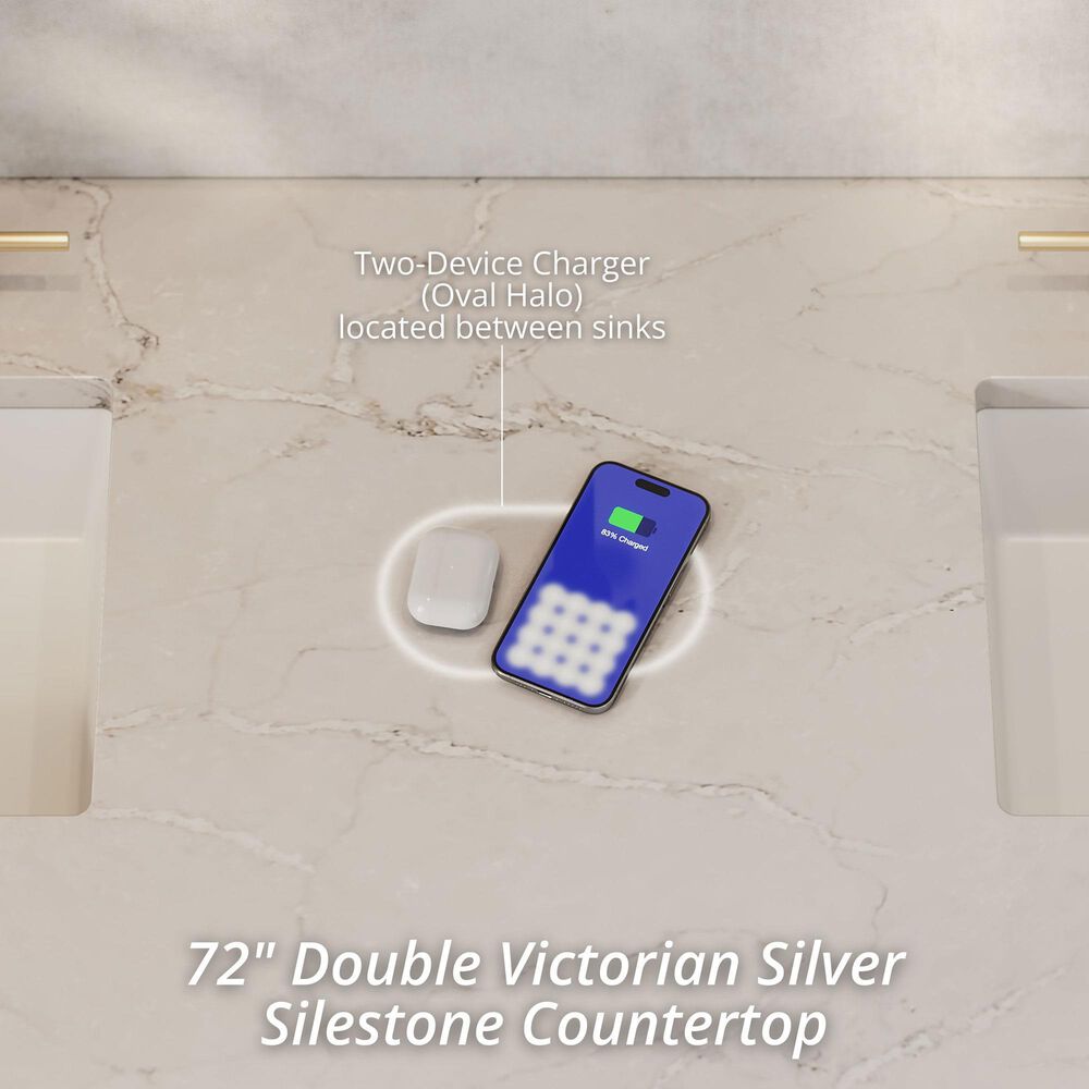 James Martin Vanities Bristol 72" Double Bathroom Vanity in Whitewashed Walnut with 3 cm Eternal Jasmine Pearl Silestone Top, Rectangular Sinks and FreePower Wireless Charger, , large