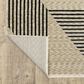 Oriental Weavers Capella Beige and Black 7"10" x 10"10" Area Rug, , large