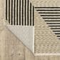 Oriental Weavers Capella Beige and Black 7"10" x 10"10" Area Rug, , large