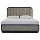 Millenium Rowanbeck King Upholstered Panel Bed in Black Finish, , large