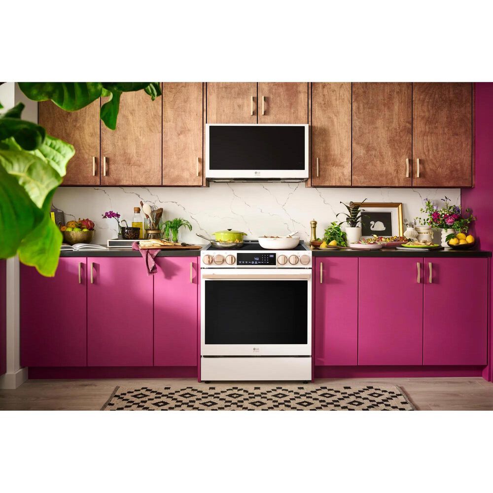 LG 6.3 Cu. Ft. Induction Slide-in Range in Essence White, , large