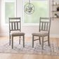 Linon Home Decor Turino Side Chair in Weathered Grey, , large