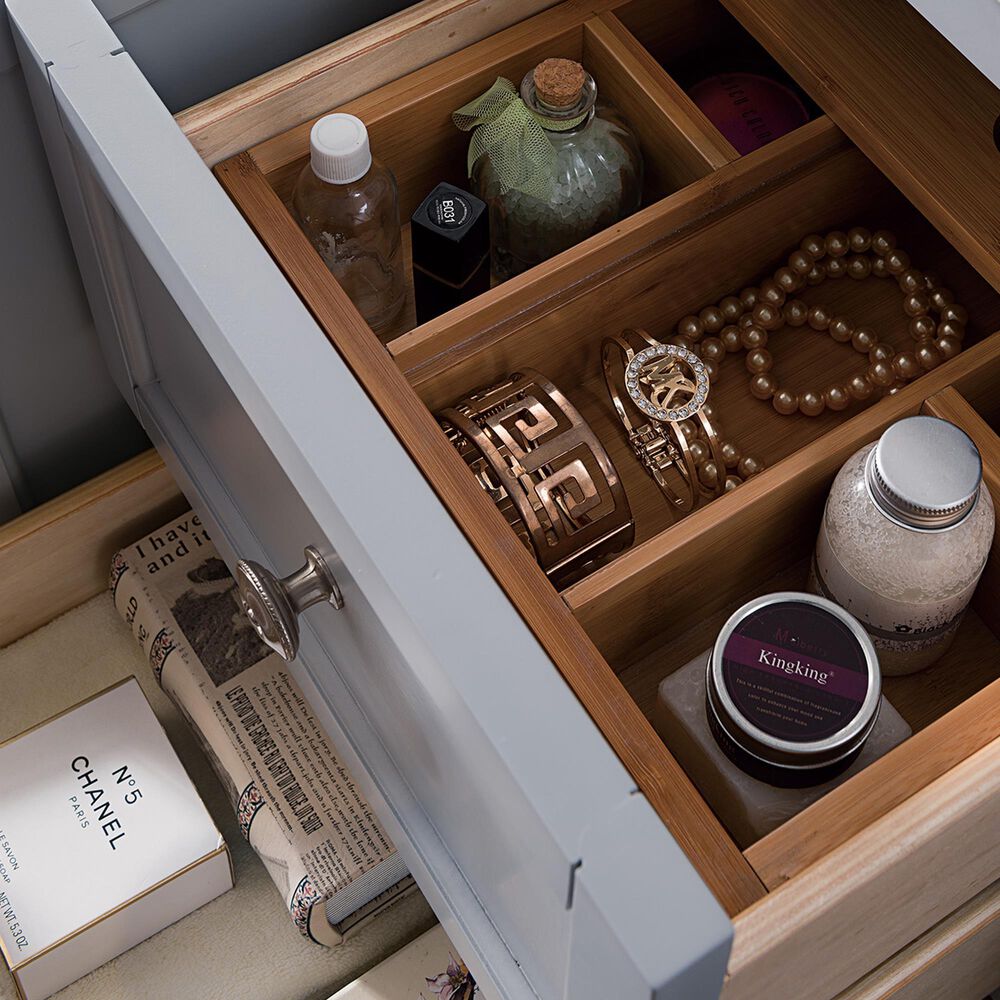 James Martin Vanities Copper Cove Encore 48" Single Bathroom Vanity in Silver Gray with 3 cm White Zeus Quartz Top and Rectangular Sink, , large