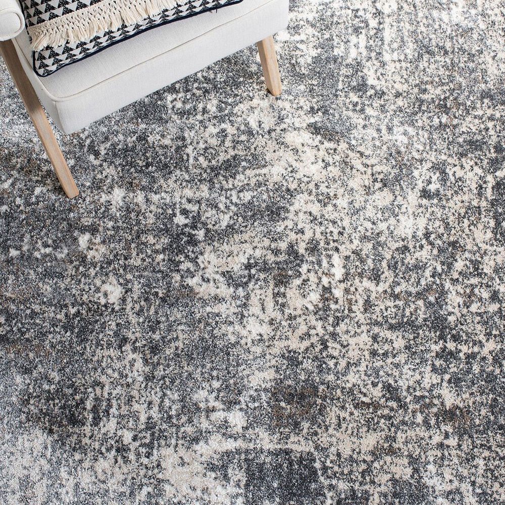 Safavieh Aston ASN705 8&#39; x 10&#39; Grey and Ivory Area Rug, , large