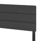 Accent Ravenna Full Upholstered Bed in Charcoal, , large