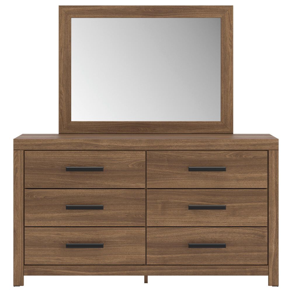 Ashley Broachmyn 6 Drawer Dresser and Mirror in Auburn, , large