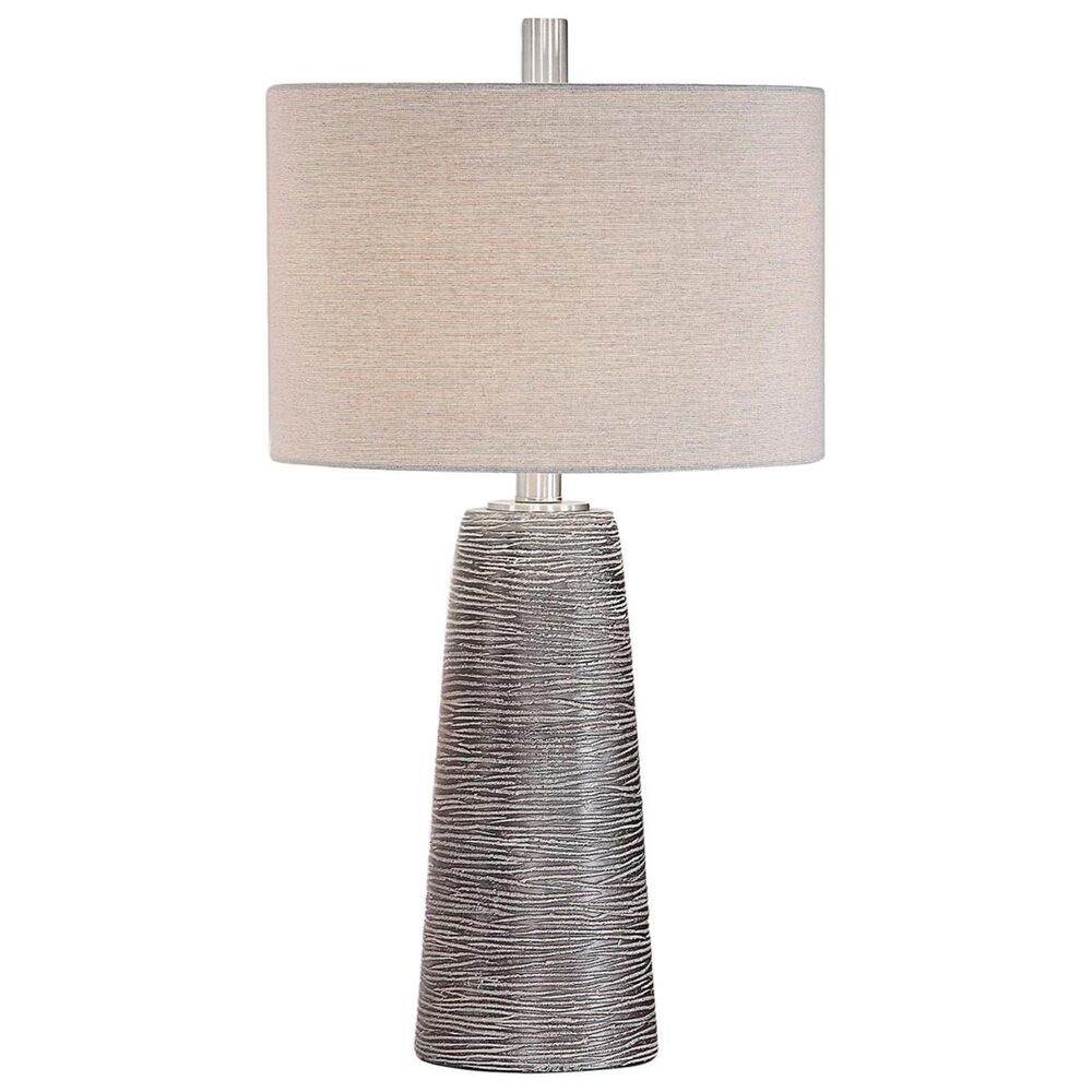 Uttermost Table Lamp in Rustic Bronze and Light Gray, , large