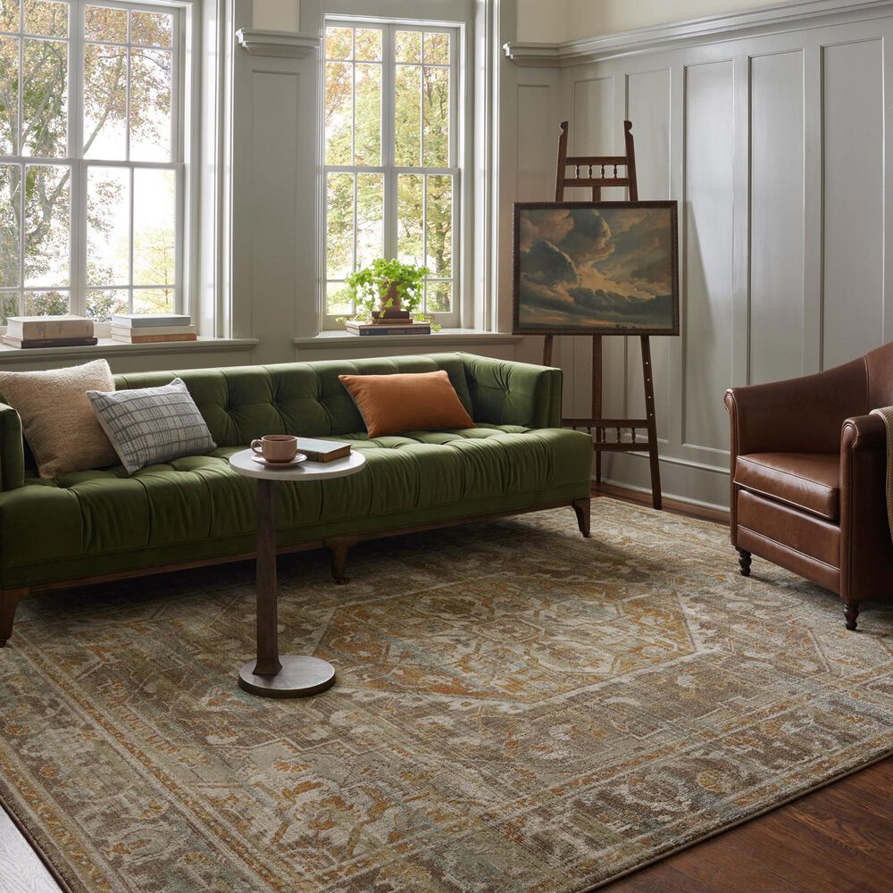 Magnolia Home Mona Bark and Sunrise 8&#39;10&quot; x 12&#39; Area Rug, , large