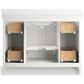 Kohler Charlemont 48" Single Bathroom Vanity in White with 3 cm White Quartz Top and Rectangular Sink, , large