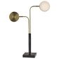 Adesso Rowan LED Smart Switch Desk Lamp in Antique Brass and Black, , large