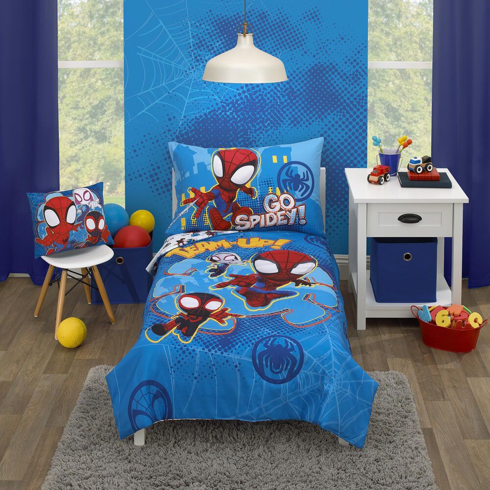 Nojo Baby and Kids Spidey Team 4 Piece Toddler Set, , large