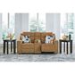 Ashley Kanlow Manual Reclining Loveseat in Honey, , large