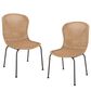 Hearth and Haven Boho Outdoor Chair in Light Brown (Set of 2), , large