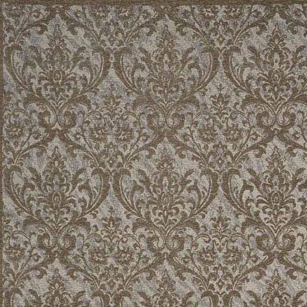 Nourison Damask DAS02 8&#39; x 10&#39; Grey Area Rug, , large
