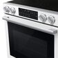 Samsung Bespoke 6.3 Cu. Ft. Smart Slide-In Electric Range with Illuminated Precision Knobs in White Glass, , large