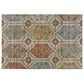 Dalyn Rug Company Silk Road Linen, Mocha, Copper, Gold and Sky 1"8" x 2"6" Area Rug, , large