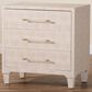 Baxton Studio Nira 3-Door Buffet Storage Cabinet in Beige, , large