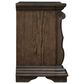 Millenium Maylee King Upholstered Bed and Two Nightstands in Dark Brown, , large