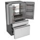 Cafe 22.3 Cu. Ft. 4-Door French Door Refrigerator in Platinum Glass, , large