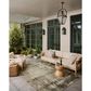 Loloi Saylor Smoke and Ivory 9"2" x 13" Indoor/Outdoor Area Rug, , large