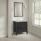 James Martin Myrrin 30" Single Bathroom Vanity in Carbon Oak with 3 cm Tajnar Eclos Top and Rectangular Sink, , large