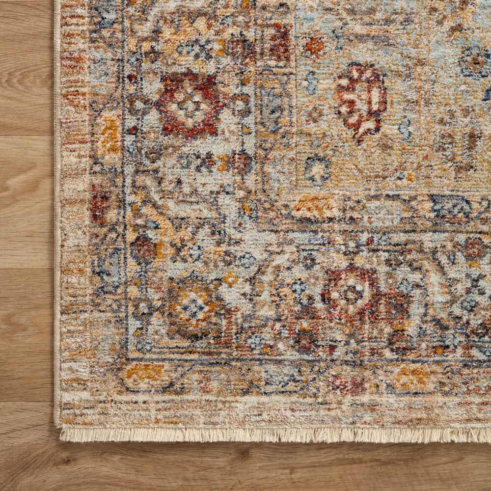 Loloi II Sorrento 5&#39;3&quot; x 7&#39;6&quot; Multicolor and Sunset Area Rug, , large