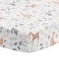 Lambs and Ivy Deer Park Woodland 3-Piece Baby Crib Bedding Set in Brown, White and Grey, , large