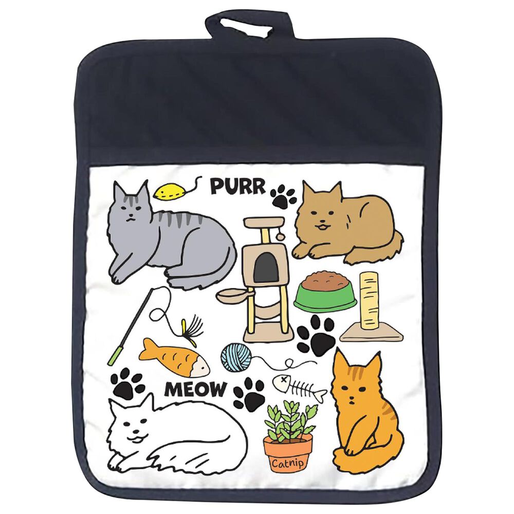 1 Brilliant Gift Wander Pets Maine Coon Pot Holder in White, , large