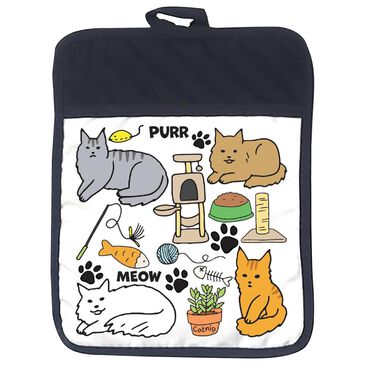 1 Brilliant Gift Wander Pets Maine Coon Pot Holder in White, , large