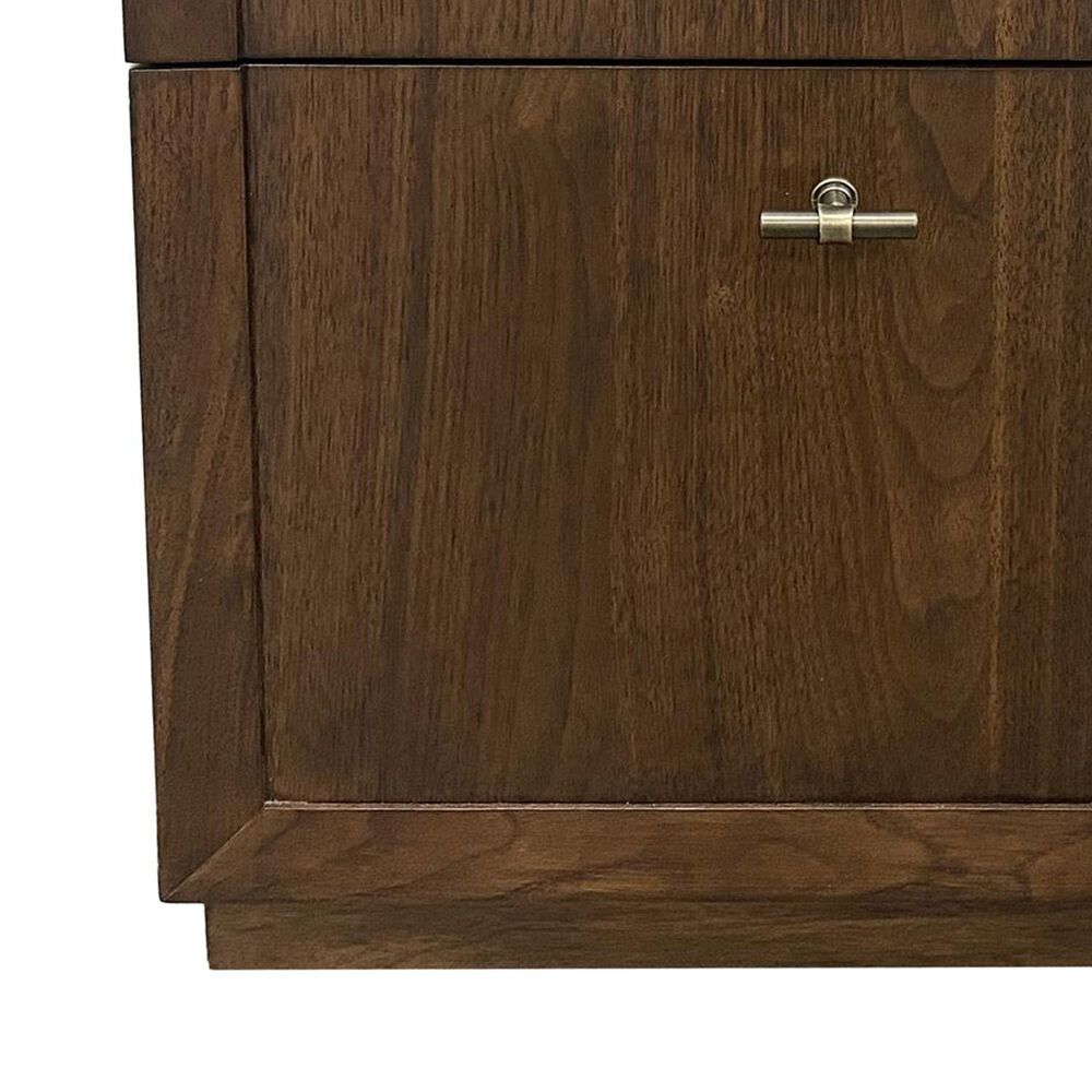 Riverside Furniture Brooks File Cabinet in Nouveau Walnut, , large