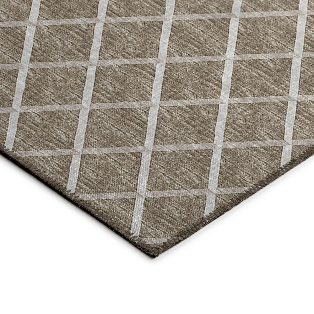 Dalyn Rug Company York 2&#39;3&quot; x 7&#39;6&quot; Taupe Indoor/Outdoor Runner, , large