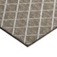 Dalyn Rug Company York 2"3" x 7"6" Taupe Indoor/Outdoor Runner, , large