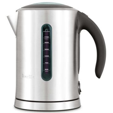 Breville 57 Oz Soft Top Pure Electric Kettle in Brushed Stainless Steel, , large