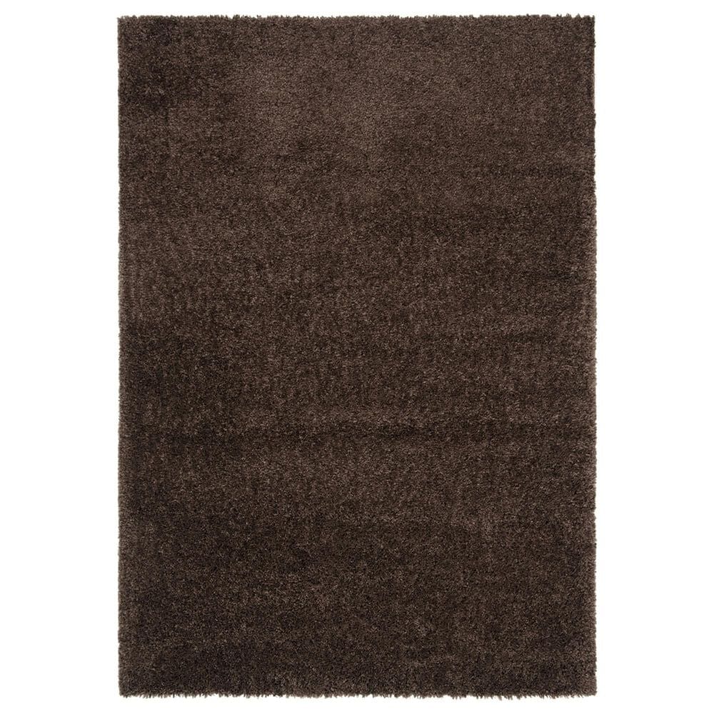 Safavieh August Shag 5"3" x 7"6" Brown Area Rug, , large
