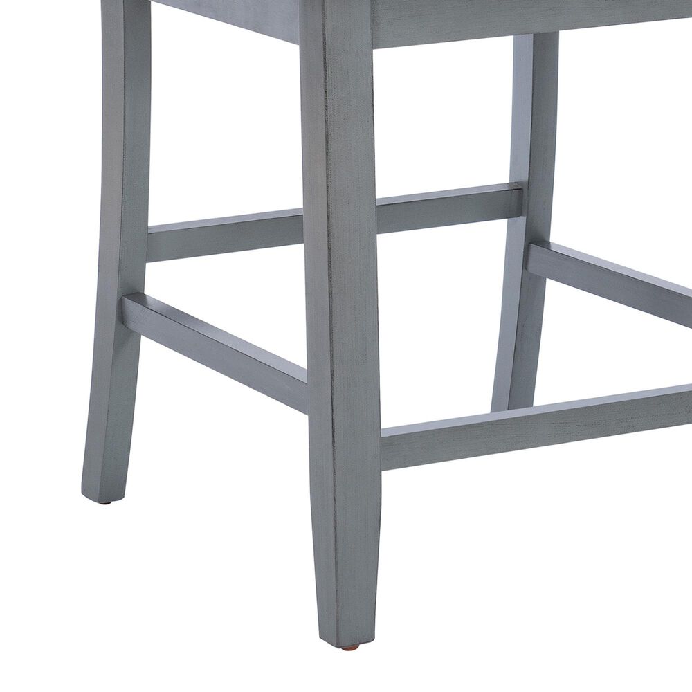 Linon Home Decor Bellevue Counter Stool in Light Grey (Set of 2), , large