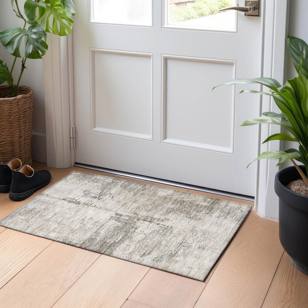 Dalyn Rug Company Nouveau NV8 1&#39;8&quot; x 2&#39;6&quot; Linen Indoor/Outdoor Area Rug, , large