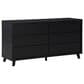 Ashley Danziar 6-Drawer Dresser in Matte Black, , large