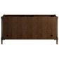 James Martin Kinnsden 72" Double Bathroom Vanity in Sable Oak with 3 cm Victorian Silver Silestone Top and Rectangular Sinks, , large