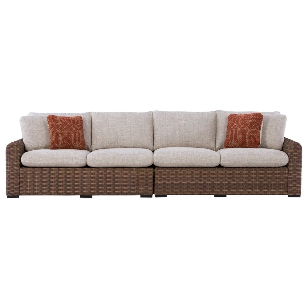 Ashley Dolan Creek 4-Piece Outdoor Sectional in Beige, , large
