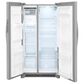 Frigidaire 4-Piece Kitchen Package with 25.6 Cu. Ft. Side-by-Side Refrigerator and 5.3 Cu. Ft. Electric Range in Stainless Steel, , large